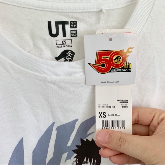 (NWT) UNIQLO | Shonen Jump 50 Anni Sasuke T-shirt - Picture 5 of 8